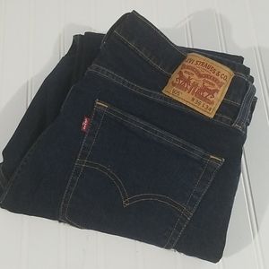 Levi's 505 darkwash jeans 36x34